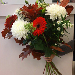 Bouquets de fleurs variées